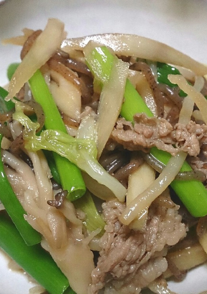 牛肉と白菜のすき焼き風炒め-レシピのメイン写真
