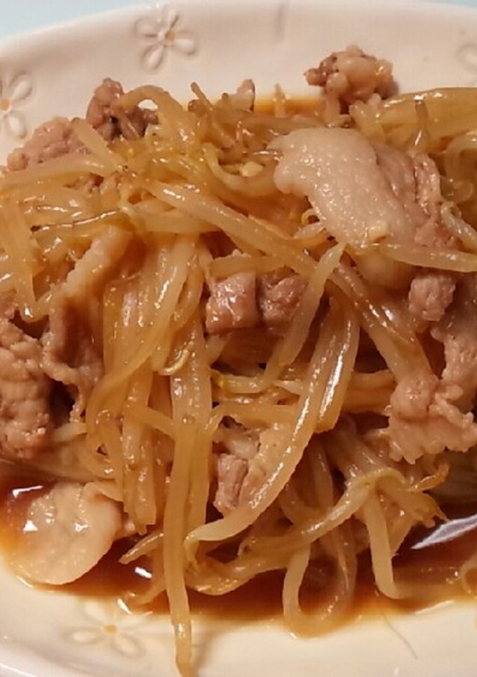 もやしと豚肉のオイスターソース炒め-レシピのメイン写真