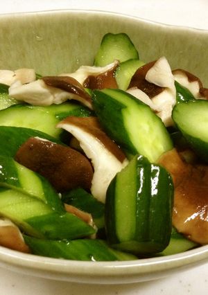 キュウリと椎茸の浅漬け-レシピのメイン写真