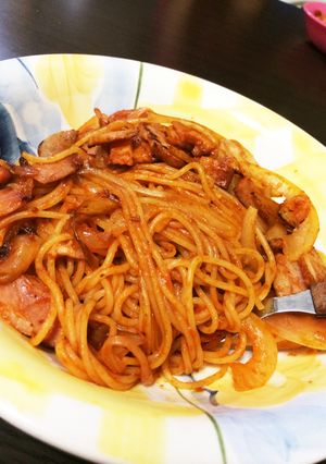 コストコ食材★簡単美味しいナポリタン-レシピのメイン写真