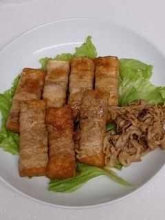 厚揚げの肉巻き-レシピのメイン写真