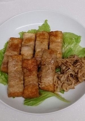厚揚げの肉巻き-レシピのメイン写真