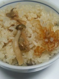 しめじとあさりの炊き込みご飯-レシピのメイン写真