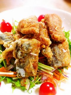 さんまの竜田揚げ野菜たっぷり南蛮-レシピのメイン写真