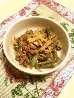 いつかあなたと♡ツナとさやいんげんの直煮-レシピのメイン写真