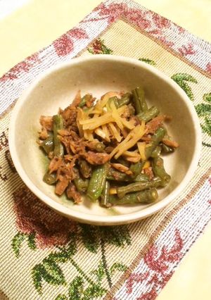 いつかあなたと♡ツナとさやいんげんの直煮-レシピのメイン写真