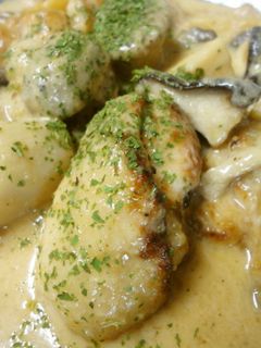 キノコとチキンのスパイシーなクリーム煮-レシピのメイン写真