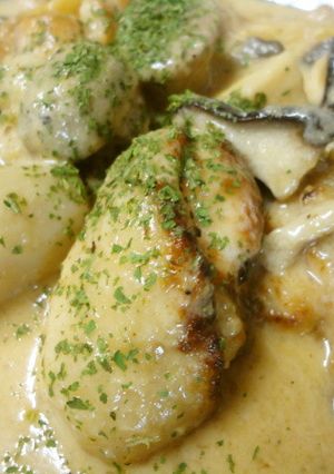 キノコとチキンのスパイシーなクリーム煮-レシピのメイン写真
