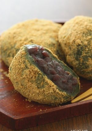 白玉粉で作る♪簡単よもぎ大福-レシピのメイン写真