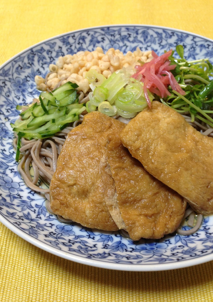 あっさりさっぱり！冷やしきつねたぬき蕎麦-レシピのメイン写真