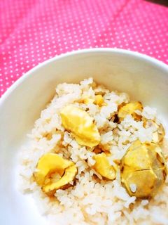 ほっくり☆栗ごはん♪-レシピのメイン写真