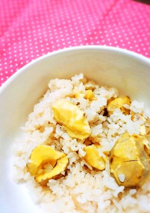 ほっくり☆栗ごはん♪-レシピのメイン写真
