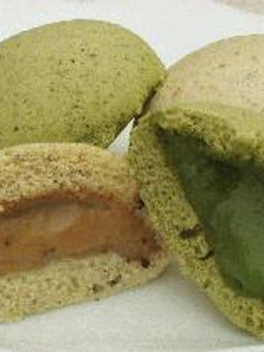お茶づくしのカステラまんじゅう-レシピのメイン写真