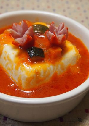 簡単！時短！パスタソースでイタリアン豆腐-レシピのメイン写真