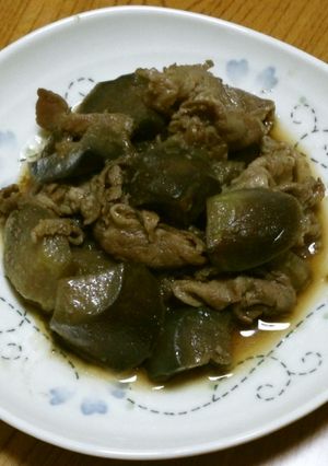 お義母さんの味♡茄子と豚肉の炒め煮-レシピのメイン写真