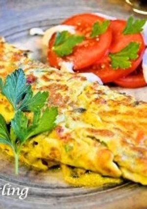 マサラ オムレツ　スパイス香るインド風-レシピのメイン写真