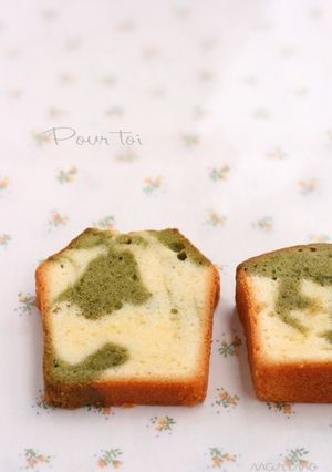 抹茶マーブルケーキ-レシピのメイン写真