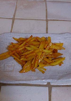 簡単！ポテトフライのピザソース和え-レシピのメイン写真