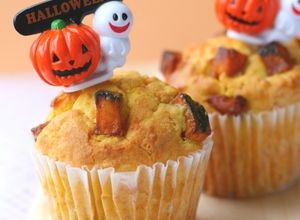秘密にしたい☆ハロウィンかぼちゃマフィン-レシピのメイン写真