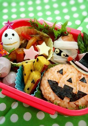 ハロウィン＊キャラ弁-レシピのメイン写真