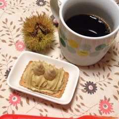รูปของ かわいい♪モンブランサブレ♪