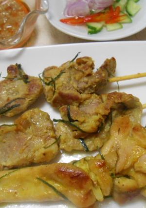 ハーブの串焼き「サテ」（タイ料理）-レシピのメイン写真