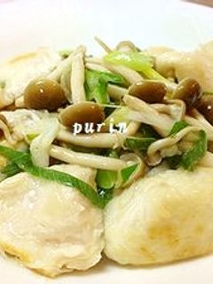 鶏胸肉とネギの梅酢炒め-レシピのメイン写真