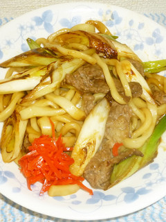 パパのすき焼きうどん(Ⅱ)-レシピのメイン写真