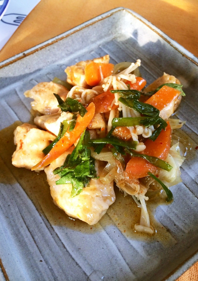 鶏肉の和風キムチ炒め-レシピのメイン写真