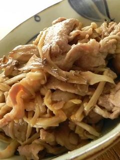 きのこと豚肉のにんにくみそマヨ炒め-レシピのメイン写真