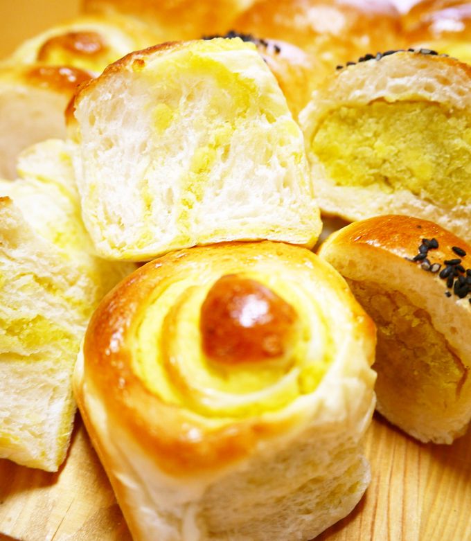 収穫の秋♪さつま芋ちぎりパン（HB生地）-レシピのメイン写真