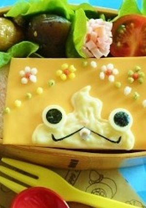 ジバニャンサンドウィッチ☆妖怪ウォッチ☆-レシピのメイン写真