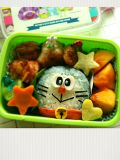 園児キャラ弁♡ドラえもん-レシピのメイン写真