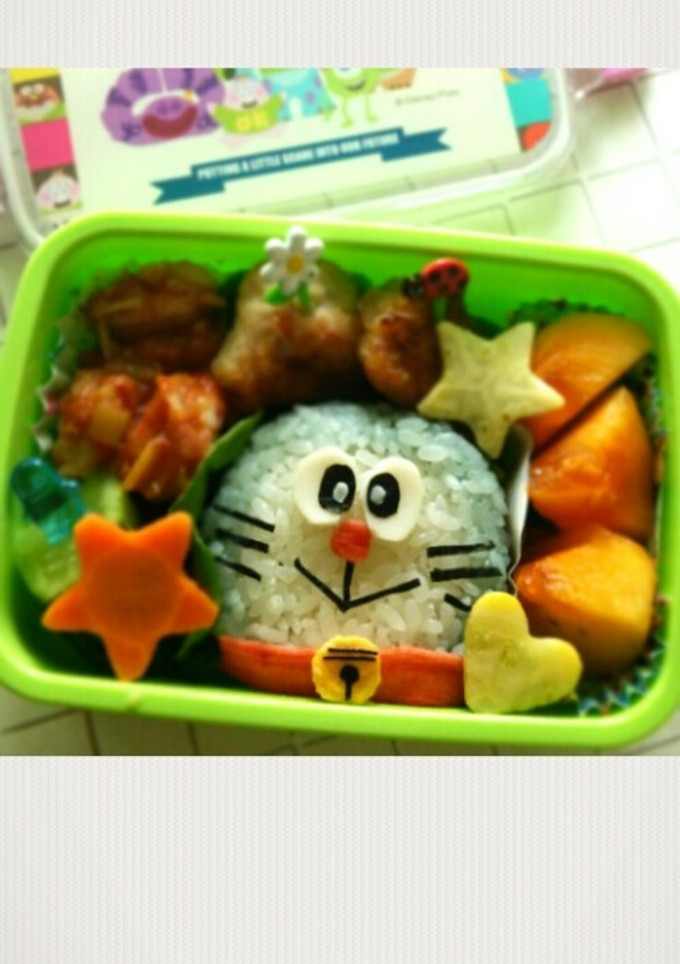 園児キャラ弁♡ドラえもん-レシピのメイン写真
