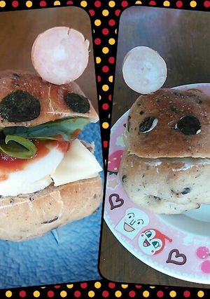 動物サンドイッチ-レシピのメイン写真