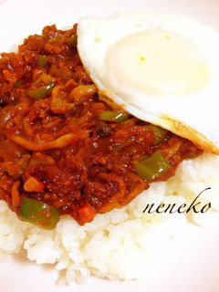 時短@市販のミートソースでドライカレー-レシピのメイン写真