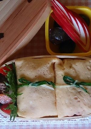 お弁当に！茶巾寿司風オムライス-レシピのメイン写真
