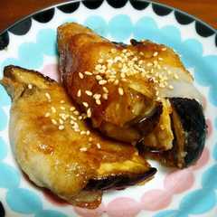 รูปของ ジューシー！茄子の肉巻き