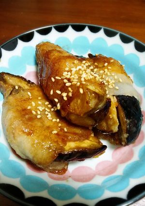 ジューシー!茄子の肉巻き-レシピのメイン写真
