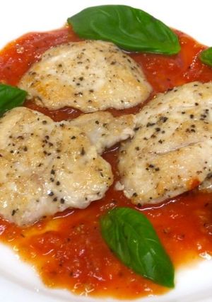 鶏むね肉のトマトソース-レシピのメイン写真