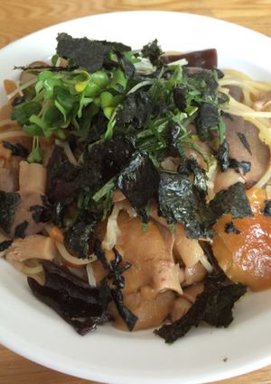 手抜き！瓶詰めきのこのアンチョビパスタ-レシピのメイン写真