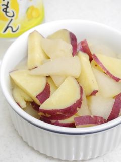 簡単さつま芋とりんごのゆずれもん煮-レシピのメイン写真