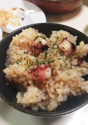 たこの炊き込みご飯-レシピのメイン写真