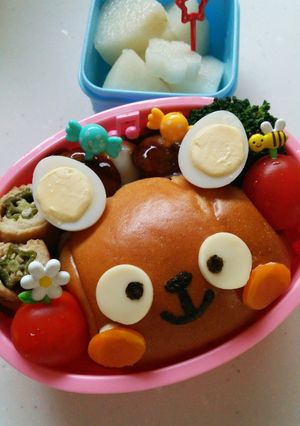 ☆ロールパンで簡単うさちゃん弁当☆-レシピのメイン写真
