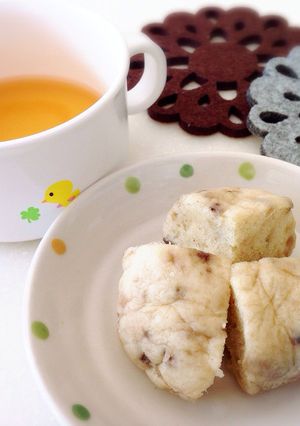 離乳食後期☆息子のバナナ蒸しパン-レシピのメイン写真