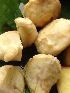 秋味を❤️ 栗の天ぷら-レシピのメイン写真