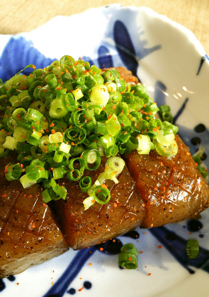 簡単⭐てりてり♪蒟蒻甘辛煮⭐ネギまみれ-レシピのメイン写真