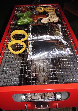 一人米！を焼いて？ご飯が炊ける！ＢＢＱ編-レシピのメイン写真