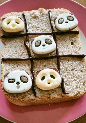 *さくさくぱんだのオセロトースト*-レシピのメイン写真