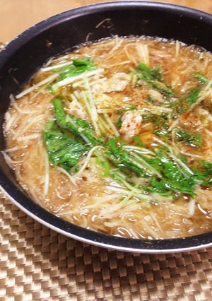 水菜鍋-レシピのメイン写真